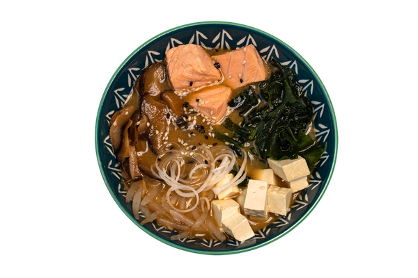 Miso z łososiem